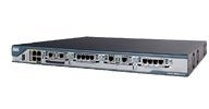 Cisco 2801 - Router (Ethernet rápido, 10/100Base-T(X), 10,100 Mbit/s, 128-bit AES,192-bit AES,256-bit AES,3DES,DES, Cisco IOS, Negro, Azul, Acero inoxidable) (Reacondicionado)