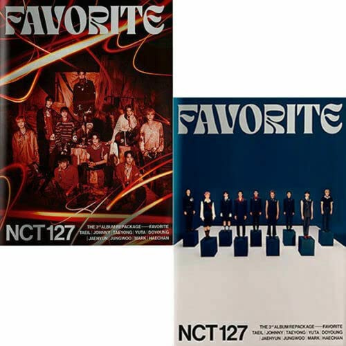 NCT 127 Favorite 3rd Repackage Album 2 Version Set CD+1p Poster+112p PhotoBook+1p Bookmark+1p Postcard+1p Pendant Card+1p PhotoCard+Message PhotoCard Set+Tracking Kpop Sealed