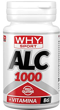 WHY SPORT ALC 1000 - Integratore Alimentare Energetico a Base di Acetil l-carnitina - 60 Compresse