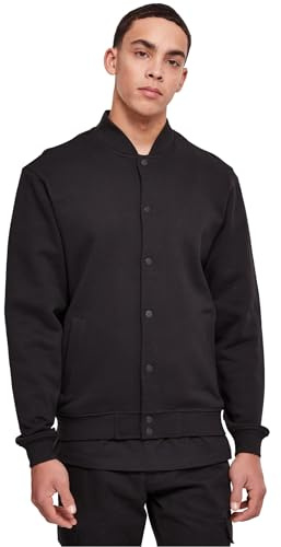 Urban Classics Ultra Heavy Solid College Jacket, Giacca Uomo, Black,