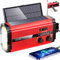 NOAA - Radio di emergenza con allarme meteorologico con manovella solare portatile SW/AM/FM Radio per sopravvivenza ricaricabile a batteria, batteria sostituibile, orologio SOS allarme e torcia (320