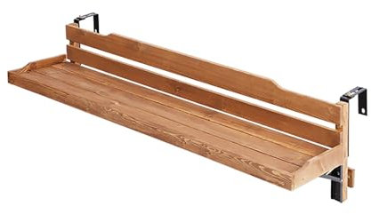 Table De Balcon Suspendue Pliable, Table De Balcon Rabattable, Table Pliante Balcon, Tables À Manger De Jardin Table De Bar De Balcon Pour Balustrades, Table Suspendue Pour Balustrade De Balcon(90x25C