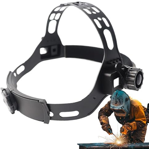 Casco de repuesto para casco de soldadura,Casco de repuesto para casco de soldadura | Casco ajustable para soldar | Diadema para casco para casco de soldadura con orificio cuadrado, accesorios para so