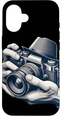 Vintage Analog SLR Camera Art Photographer Film Case for iPhone 16