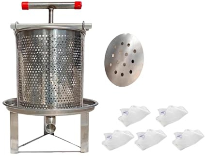 SiaBiced Extractor Manual de Miel y Vino, Ideal para, 5 Bolsas de Filtro