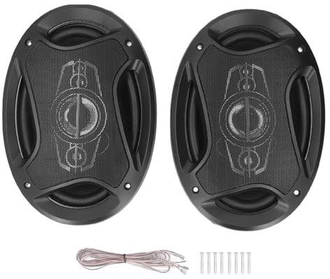 Greensen 2PCS 6x9 Inch Coaxial Car Speakers 800W 4 Ohms Car Door Speakers with Durable Rubber Magnet Material for Car Stereo Sound System