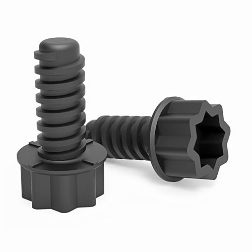 Sintrix Fab Vis de rechange, 49 mm, pour chaise de jardin, compatible avec les meubles en rotin Allibert by Keter, filetage Ø 15 mm, longueur 35 mm, accessoires pour meubles de jardin d'extérieur