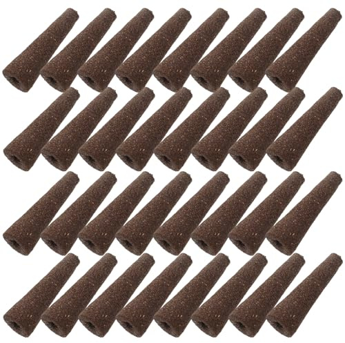 Angoily Esponjas Vegetales Hidropónicas para Cultivo Interior, 50 Unidades Biocarbón, Compatibles Sistemas Hidropónicos Inteligentes, Absorción de Agua Mejorada para Germinación