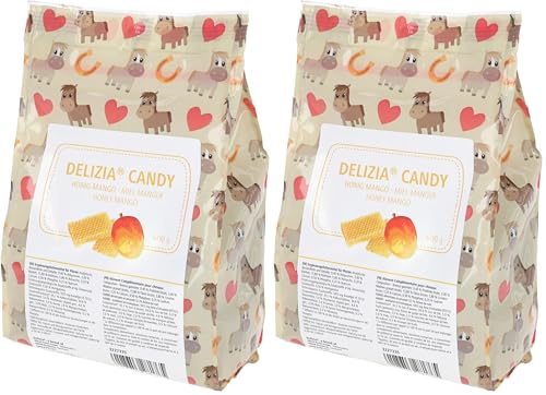 Covalliero Delizia Candy Miel/Mangue 600 g (Lot de 2)