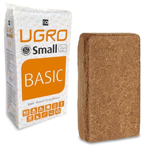 U-Gro Small - Terriccio in fibra di cocco disidratato, 750 g-11 l