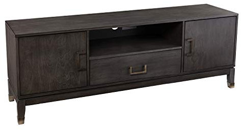 SEI Furniture Brenting AMZ3156901SM - Soporte de almacenamiento para medios de almacenamiento, lavado en gris