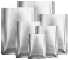 Sacchetti in Mylar (50 pezzi, 20 x 30 cm = 7,87 x 11,81 pollici) Varie dimensioni Sacchetti in pellicola Mylar termosaldabili, a prova di luce, a prova di umidità, a prova di odore