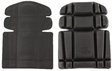 Rutovex 1 Paar Knieschoner für Arbeitshosen, Kniepolster für Arbeitshose Herren, EVA Material, 220x165mm, Weich und Bequem, Effektiver Knieschutz, Knieschoner Garten, für Overalls