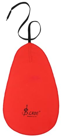 QUARKZMAN Paño de Limpieza para Saxofón, Paño de Limpieza para Clarinete y Flauta, Oboe, Limpiador Flauta Escolar Limpieza Reutilizable Sintético, Rojo