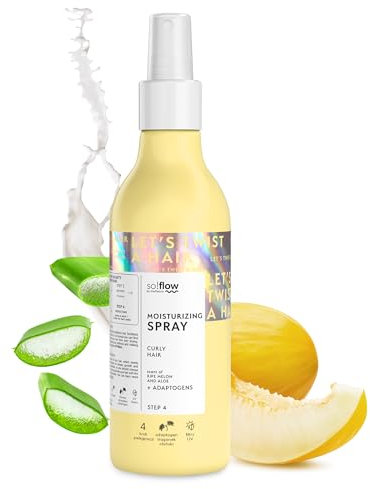 Spray Protector de Rizos So!Flow con Aceite de Argán y Extracto de Cítricos - Protege tus Rizos del Daño y Mejora la Definición con un Spray Nutritivo Ligero pero Potente