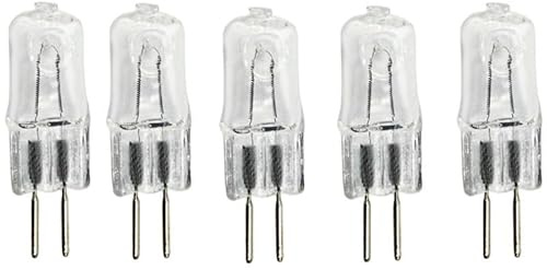 JZLBBC 20Pc Bombillas Halógenas G5.3 220V 35W Bombillas De Cápsula G5.3 2 Pines Blanco Cálido Regulable,35W