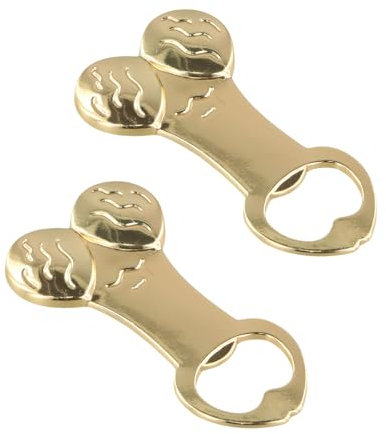 Wisebom 2 Pièces Ouvre-Bouteilles, Decapsuleur Biere Original Flaschenöffner Bierflaschenöffner für Home Pub Outdoor Männer