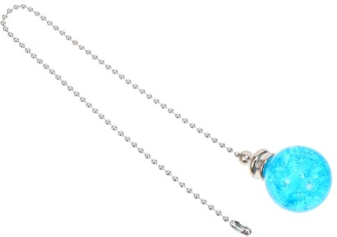 GLEAVI 2piezas Colgante De Cadena De Araña Para Ventilador De Techo Interruptor De Tracción y Extensión De Cadena Para Lámpara De Pared o Lámpara De Techo Decorativa