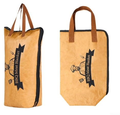 Bolsa de descanso aislada para barbacoa para pechuga y asados, manta térmica de carne de triple capa para mantener la comida caliente y jugosa, accesorio de parrilla de aluminio lavable para cocinar