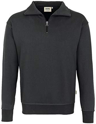 HAKRO Zip-Sweatshirt,anthrazit, Größen: XS - XXXL Version: L - Größe L