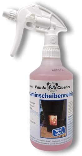 PANDACLEANER rengöringsmedel för spisrutor/skorstensrengöringsmedel - rengöringsmedel för spisrutor/spisrengöringsmedel koncentrat 500 ml - glas för eldstäder, glas för kaminer