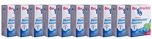 10x ONE DROP ONLY natuerliches Mundwasser Konzentrat 50ml natural mouth wash