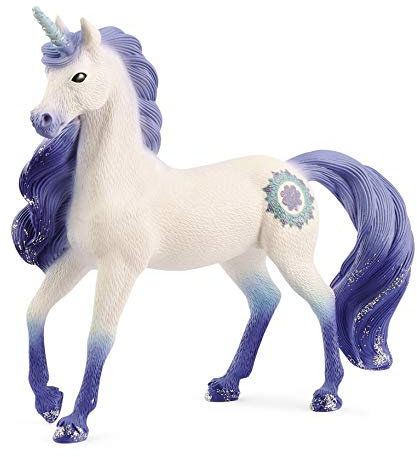 SCHLEICH BAYALA | Mandala Einhorn Hengst 70715 | detailgetreue, Fantastische Figuren | tolles Geschenk für Mädchen und Jungen | wunderschöne Sammelfiguren | Spielfigur ab 5 Jahren | 15 x 10 x 12 cm