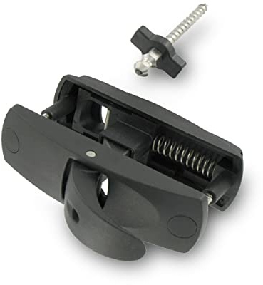 Bloque volet Stopbox - Système sécurité protection pour volet battant anti-défenestration - Dispositif noir inox composite - Fabrication Française