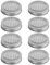 Sieb Deckel für Einmachglas Sprossen Keimgerät, 86mm Edelstahl Sprossenglas Deckel Kit für Sprossen wie Broccoli, Luzerne, Bohnen (86mm - 8pcs)