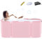 Tragbare Badewanne für Duschkabine, große, faltbare freistehende Badewanne für Erwachsene, separates Familienbadezimmer, japanisches Spa, zusammenklappbare Wanne, ideal für heiße Eisbäder im Innen-