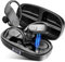 Ecouteurs Bluetooth sans Fil Sport - Écouteurs Casques Bluetooth 5.3 HiFi Stéréo Headphones sans Fils pour Courir Écouteur IP7 Étanche Oreillette Casque Écran LED Noir
