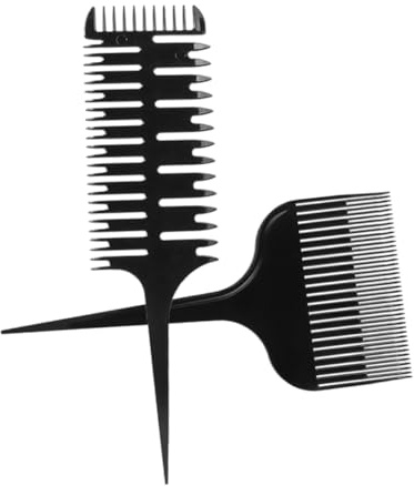 VALICLUD 2piezas Peines Para Mechas y Teñido Peine De De Rata y Suave Herramienta Profesional Para Barberías y Estilistas