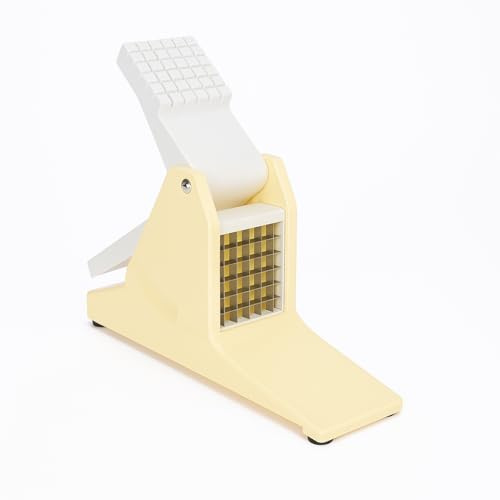 mille idee Taglia Patate Patatine Fritte Manuale Professionale da Pizzeria Affetta Patate a Bastoncino Patatine Fritte con Lama in Acciaio Inox Base Antiscivolo Verdure Frutta Mozzarella