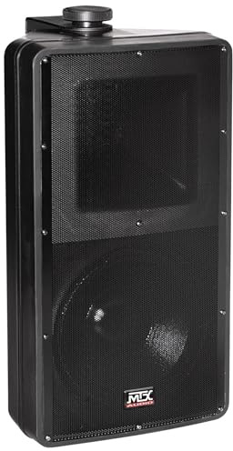 MTX AW82B 2-Wege-Allwetter-Lautsprecher, 20,3 cm, Schwarz
