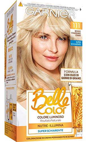 Garnier Belle Color Colorazione Permanente, 111 Biondo Chiarissimo Cenere