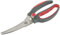 Metaltex 251801 Geflügel-und Allzweckschere Soft Touch, Schwarz/Rot