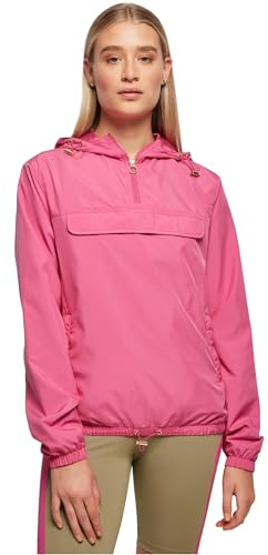 Urban Classics Damen Ladies Basic Pull Over Jacket Jacke, brightviolet, L EU