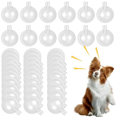 Xoeryoy Squeakers 50 Pezzi 27mm Sostituzione Giocattolo Squeakers Trasparente Noise Maker Inserto Rotondo Riparazione per Giocattoli per Cani Bambole Giocattoli per Bambini