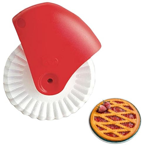 Generico Rotella Per Pasticceria - Comodo Da Impugnare Rullo Tagliapasta | Taglierina Per Crostata | formaa Ergonomica Taglierina Per Crostate Per Tagliare Pizza, Dolci E Biscotti