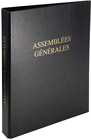 EXACOMPTA Reliure registre économique 32x26cm 4 anneaux Assemblées générales
