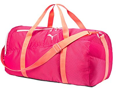 PUMA Fitness Tasche Fit AT Large Sports Bag, Rose Red/Fluro Peach/Pink Dogwood, 56 x 28 x 28 cm, 43 Liter, 073805 02