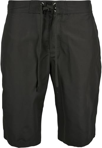 Urban Classics Costume da Bagno Uomo, Pantaloncini Lunghi da Bagno Uomo con Stampa Militare/Nero, Boxer da Nuoto con Tasche e Coulisse, Taglie S - XXL