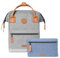 CABAIA - Sac à Dos Adventurer New York - Mini 10L - Déperlant - Compartiment Ordinateur Portable 10,5 - 2 Poches - Certifié Vegan - Sac Voyage, Affaires, École pour Homme et Femme - Noir