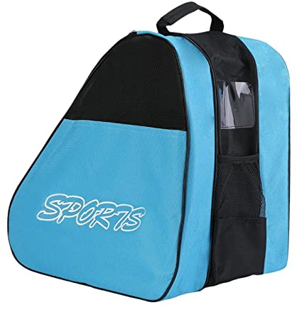 Harilla Skate Bags - Great for Roller, Ice, Inline & Hockey Skates - Kids & Adult Accessories - Blue