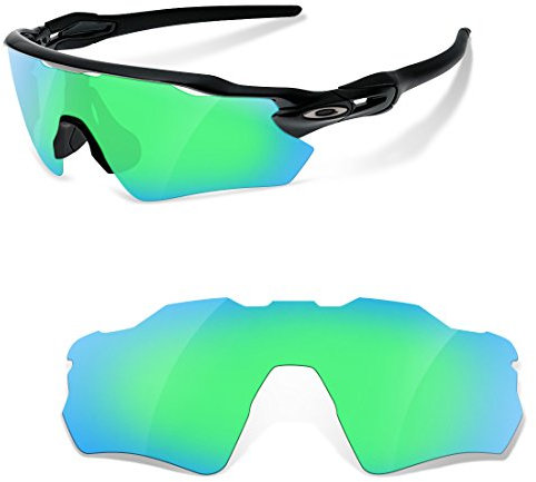Lentes de Recambio Compatibles para Oakley Radar EV, Superduro y Verde Zafiro