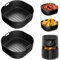 Silikonform HeißLuftfritteuse Zubehör für Philips Airfryer 5000 Serie XXL, 2 Silikonform Airfryer für Philips Airfryer XXL, Air Fryer Silikon Einsatz Backform für Philips Airfryer Dual Basket 7,2L