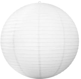 Pantalla redonda de papel para lámpara de techo, pantallas tradicionales para decoración, cubierta de lámpara colgante de papel vintage (40 cm)