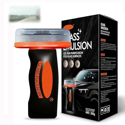 Protector de cristal, Qifor Glass Cleaner, removedor de película de aceite para parabrisas de coche, cepillo de limpieza de película de aceite automotriz, tabla de limpieza para coche y vidrio