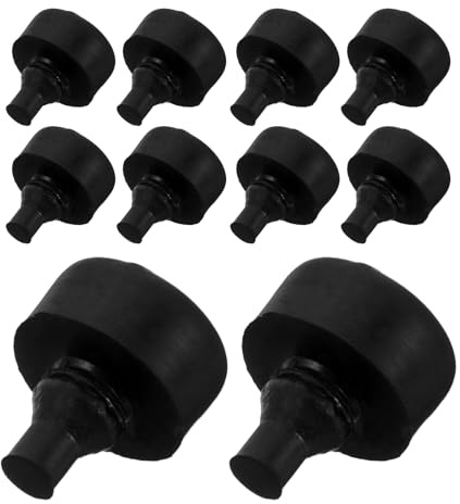 SOIMISS Set 100 Pezzi Boccole Supporto Motore in Gomma Nera Antivibrazione, Smorzatore di Vibrazioni per Culla e Telaio, Accessori Ricambio per Scooter e Veicoli a Due Ruote per