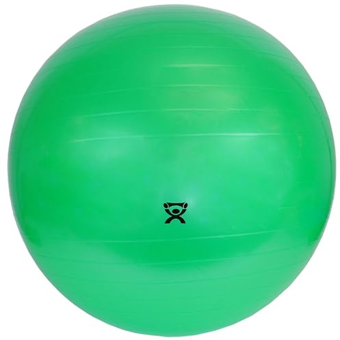 CanDo Inflatable Exercise Ball - Green 59, Durable Extra Thick Non-Slip Stability Ball for Core Workouts, Yoga, Pilates, Active Seating, Physical Therapy, Pregnancy, Home Gym, Flexibility